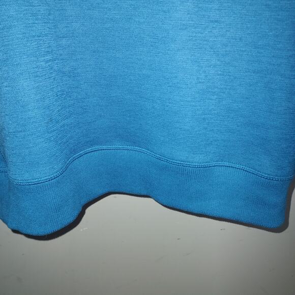 Under Armour Men's Pullover XL Storm Coldgear 1/4 Zip Fleece Sweater Blue - Picture 4 of 8